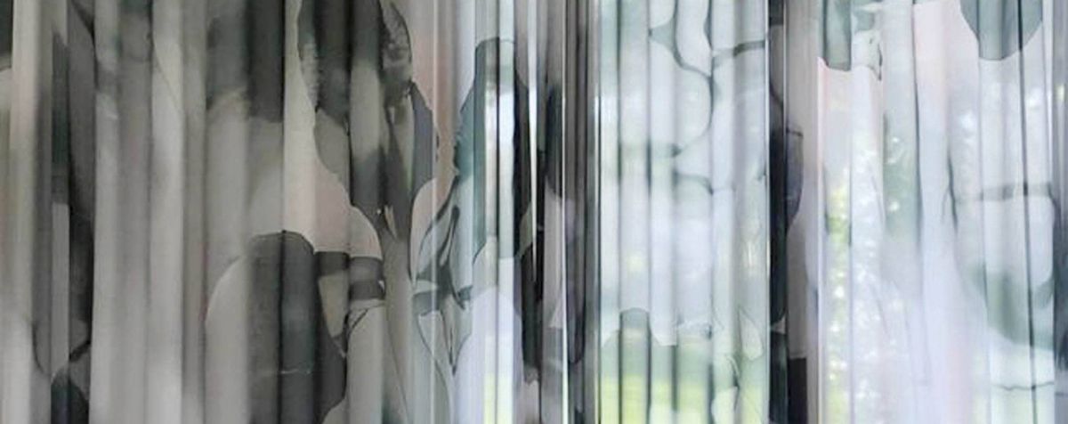  See Wall Curtain Dark Iris series