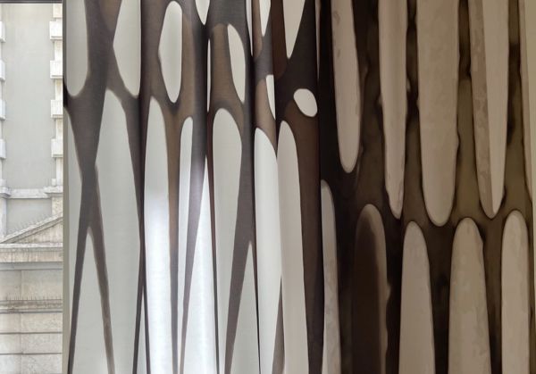 workingbert wallcurtain-paper-on-panama, detail Textiles and more