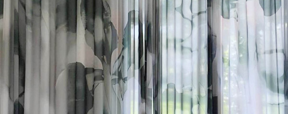  See Wall Curtain Dark Iris series